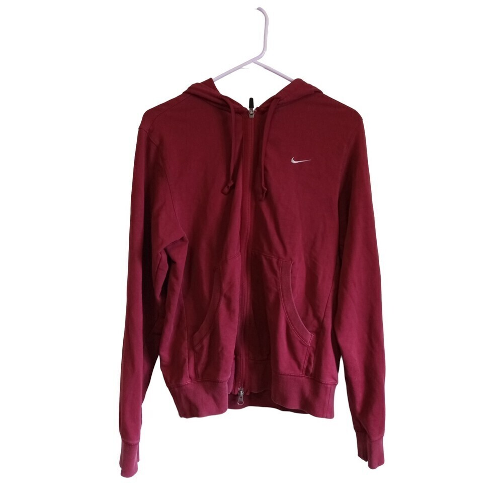 Nike Red Full Zip hooded jacket‎